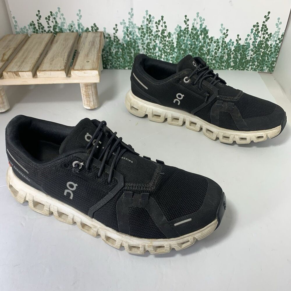 On Running Cloud Women’s Black Athletic Running Shoes Sneakers Size 7.5 - Picture 12 of 16